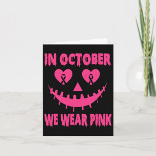 Carte Octobre Nous Portons Le Cancer Du Sein Rose Hallow