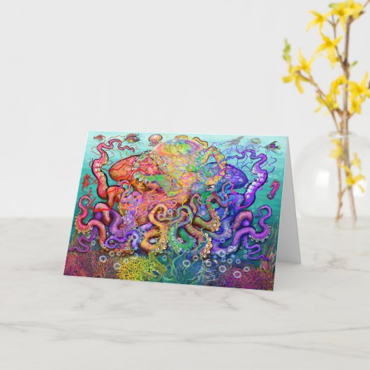 Carte Octopi (Fleur jaune)