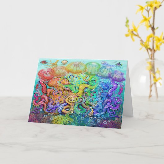 Carte Octopi (Fleur jaune)