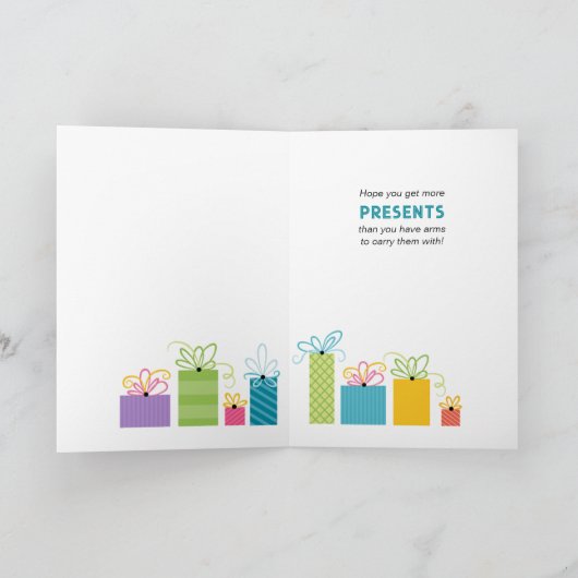 Carte Octopus 8e anniversaire (Intérieur)