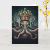 Carte Octopus dans la Couronne en toutes occasions (Fleur jaune)