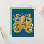 Carte Octopus - Ernst Haeckel's (Devant/Arrière en situation)