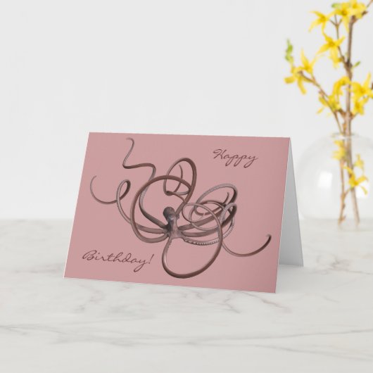 Carte Octopus géant (Fleur jaune)