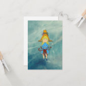 Carte Octopus Girl (Devant/Arrière en situation)