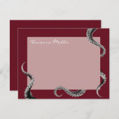 Carte octopus Red Note (Devant / Derrière)