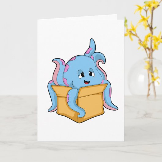 Carte Octopus with Packet. (Fleur jaune)