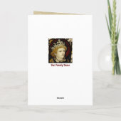 Carte Octroyer un insigne et un tatan des Noël personnal (Dos)