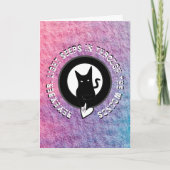 Carte Ode to Love Cat Greeting Card de la poète Adiela A (Devant)