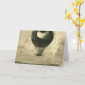 Carte Odilon Redon Edgar Allan Poe (Fleur jaune)