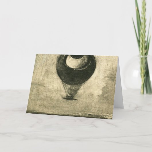 Carte Odilon Redon Edgar Allan Poe (Devant)