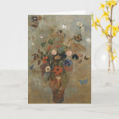 Carte Odilon Redon, Nature morte aux fleurs, Fête des mè (Fleur jaune)