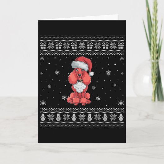 Carte Odle Dog Lovers Men Women Santa Ugly Xmas Sweater (Devant)