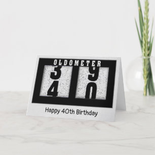 Carte Odomètre du 40e anniversaire