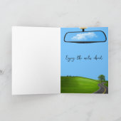 Carte Odomètre noir pour 40e anniversaire (Intérieur)