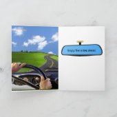 Carte Odomètre noir pour 49e Humour d'anniversaire (Intérieur)