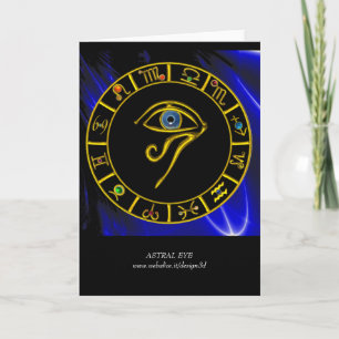 CARTE ŒIL ASTRAL / TALISMAN BLEU