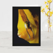 Carte OEil aux yeux (Fleur jaune)