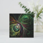 Carte OEil aux yeux Art Abstrait (Debout devant)