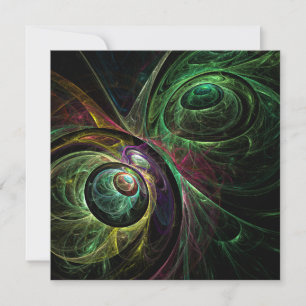 Carte OEil aux yeux Art Abstrait