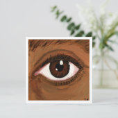 Carte Oeil chaud (Debout devant)