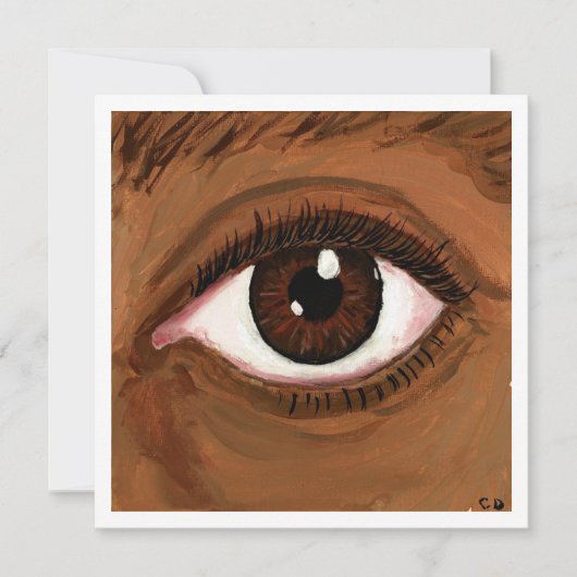 Carte Oeil chaud (Devant)