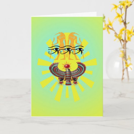 Carte OEil de Horus (Fleur jaune)