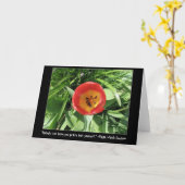 Carte Oeil de la tulipe (Fleur jaune)