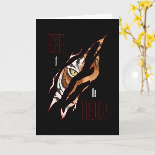 Carte Oeil du tigre (Fleur jaune)
