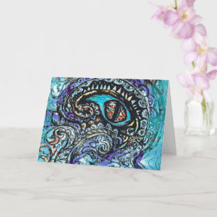 Carte OEil d'un monstre marin