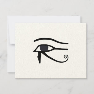 CARTE OEIL ÉGYPTIEN DE HORUS