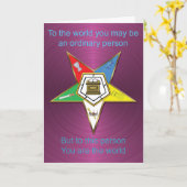 Carte OES to that special friend (Fleur jaune)