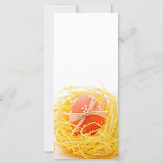 Carte OEuf de Pâques dans le nid (Devant)