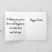 Carte Œuf de Pâques en or (Intérieur)