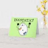 Carte Oeuf Éggstatique-Ecstatique (Fleur jaune)