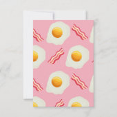 Carte Oeuf frit et Bacon (Devant)
