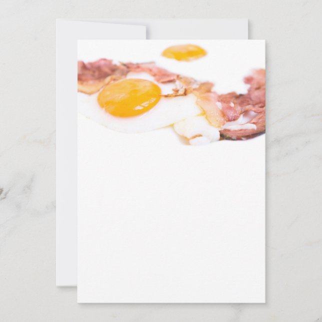 Carte Oeufs au bacon (Devant)