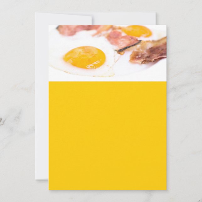 Carte Oeufs au bacon (Devant)