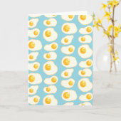 Carte OEufs au plat (Fleur jaune)