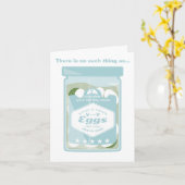 Carte OEufs chiches (Fleur jaune)