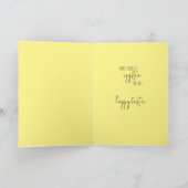 Carte Œufs de Pâques Colorés Pâques  (Intérieur)