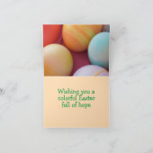 Carte OEufs de Pâques faits maison (Intérieur)