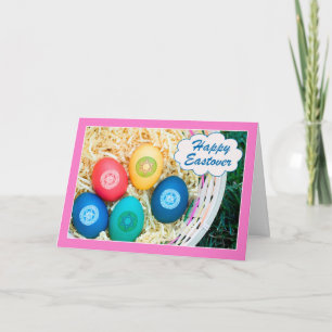 Carte OEufs de Pâques interconfessionnels de Pâques avec