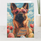 Carte Oeufs de Pâques Malinois (Devant)