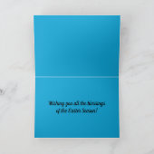 Carte OEufs de Pâques peints et modifiables (Intérieur)