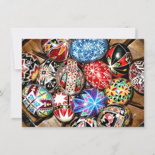 Carte OEufs de Pâques ukrainiens