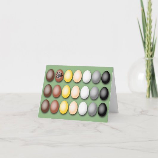 Carte OEufs Drapeau (Devant)