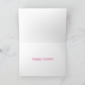 Carte Œufs scintillants Joyeuses Pâques (Intérieur)