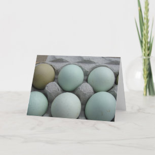 Carte Oeufs verts