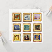 Carte Oeuvre célèbre (Devant/Arrière en situation)