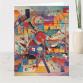 Carte Œuvre d'art abstrait moderne (Devant)